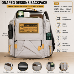 Korean Designs Multi-Pocket Backpack