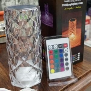 Rechargeable Crystal Diamond Table Lamp