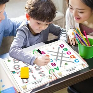 64 Pages Reusable Kids Practice Book