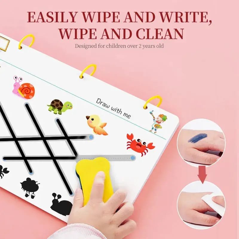 64 Pages Reusable Kids Practice Book - Image 2