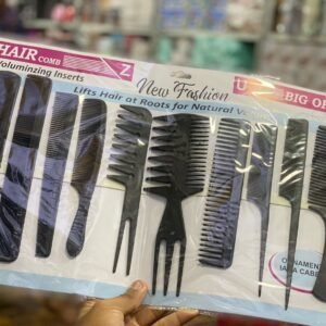10-Piece Plastic Hair Comb Set