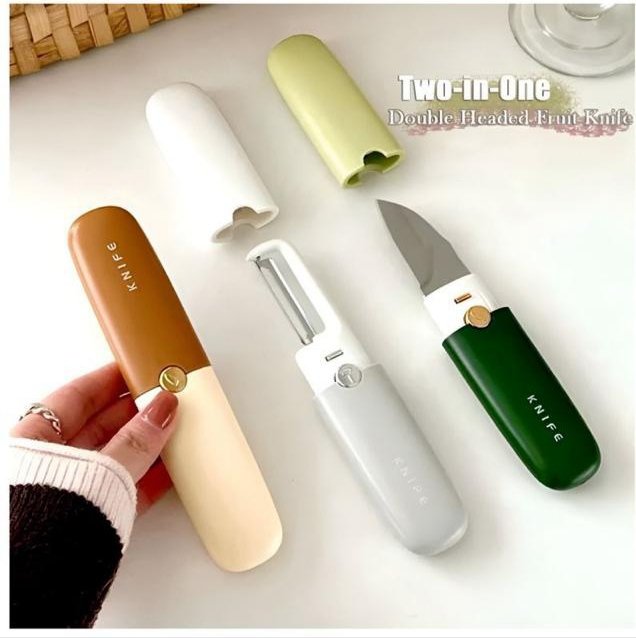 2-in-1 Double-Headed Fruit Knife & Peeler