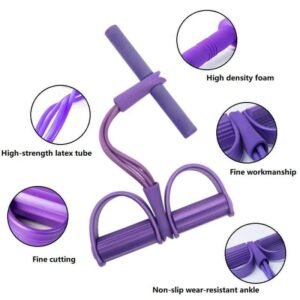 Tummy Pedal Resistance Band Exercise Puller