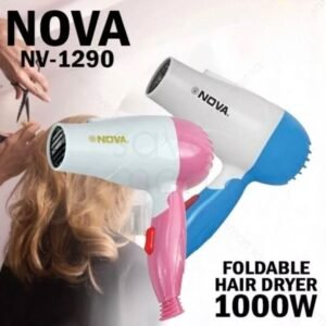Nova 1000W Mini Foldable Hair Dryer
