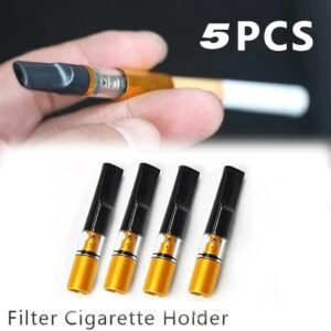 5 PCS Reusable Plastic Cigarette Filter Tips