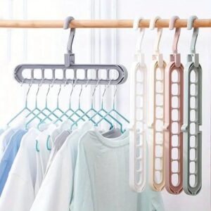 9-Hole Rotatable Plastic Magic Hanger
