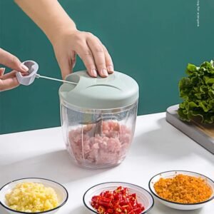 Pull String 5 Blades Food Chopper