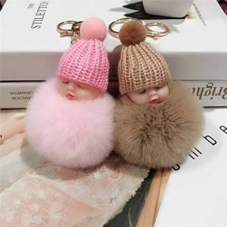 Soft Baby Doll Keychain