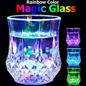 Inductive Rainbow Glass Cup