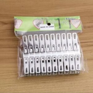 Pack of 20 Metal Cloth Clips
