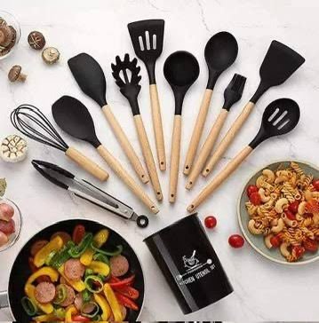 11-Piece Silicone Utensil Set (Large)