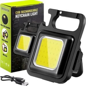 COB Rechargeable Mini Keychain Light