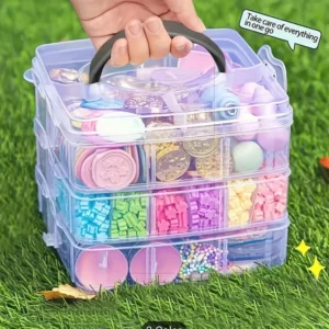 3-Layer 18 Grids Multipurpose Storage Box