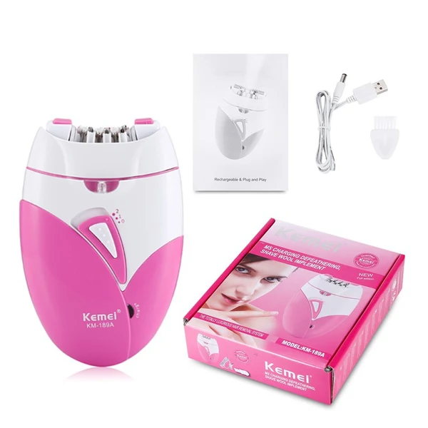 Kemei KM-189A Women’s Rechargeable Epilator - Image 2
