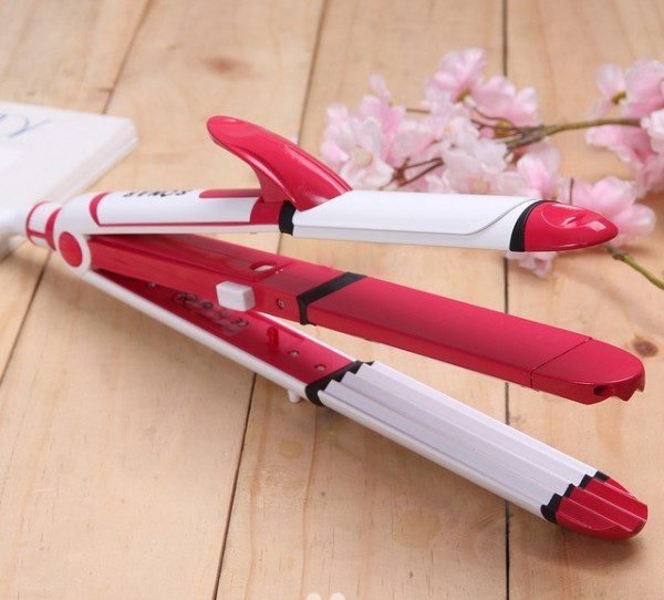3-in-1 Hair Straightener, Curler & Crimper REM-2102 - Image 3