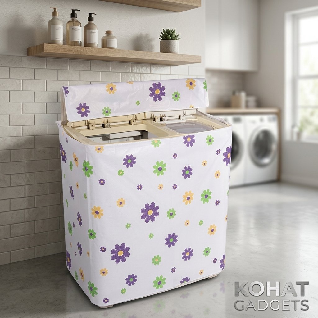 Double Washing Machine Cover