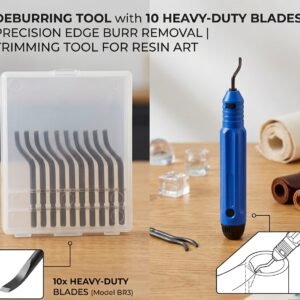 Deburring Tool with 10 Heavy Duty Deburring Blades