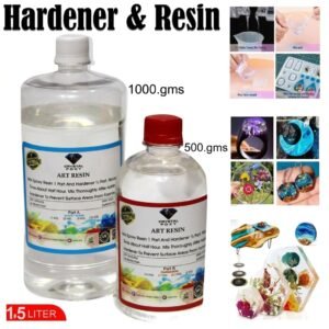 Crystal Poxy Art Resin & Hardener (1500g Set)