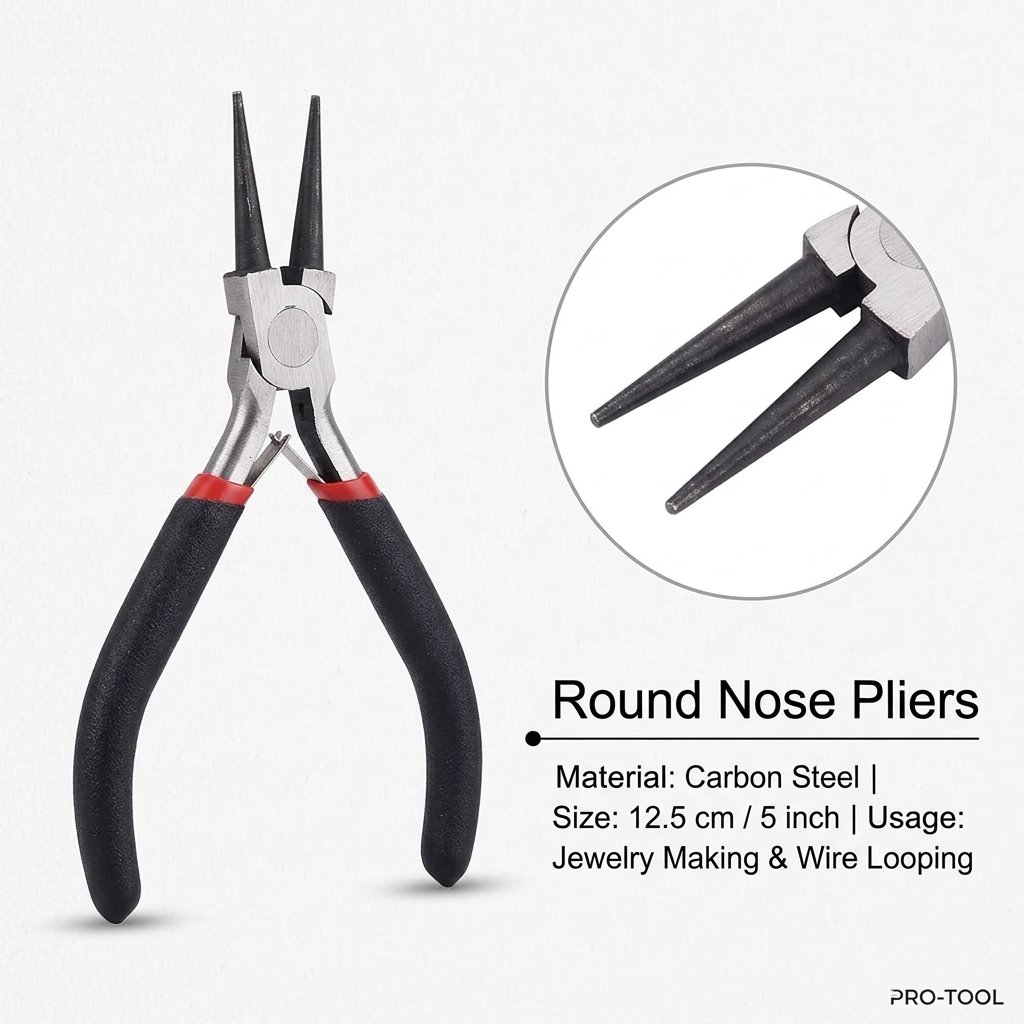 Professional Precision Round Nose Pliers