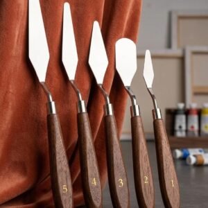 5-Piece Stainless Steel Artist Palette Knife Set