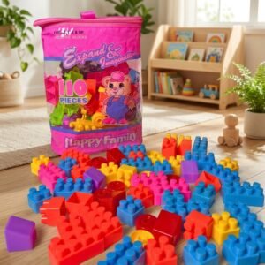 110-Piece Colorful Building Blocks Set